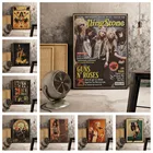 Ретро постер Guns N Roses Rock Музыка картина Искусство Декор кафе бар Настенный декор качественная Картина на холсте гостиная домашний декор
