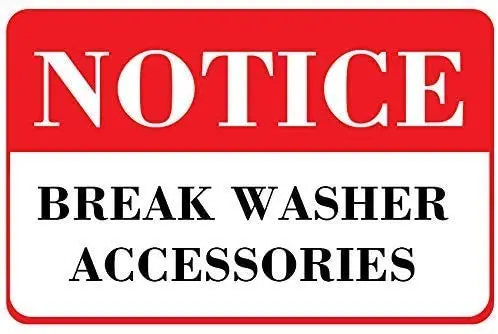 

Notice Glass Washer AccessoriesRetro Street Sign Household Metal Tin Sign Bar Cafe Car Motorcycle Decoration Supplies12 X 8 Inch