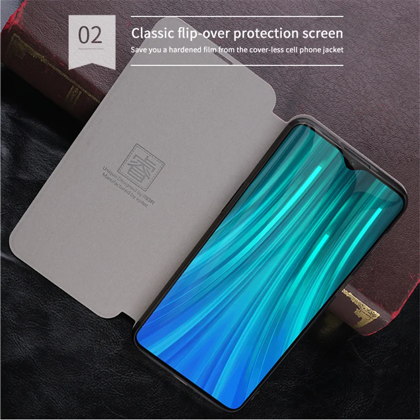 Для Xiaomi Redmi Note 8 pro чехол Mofi флип чехол для Xiaomi Redmi Note 8 pro высококачественный кошелек кожаный чехол-подставка