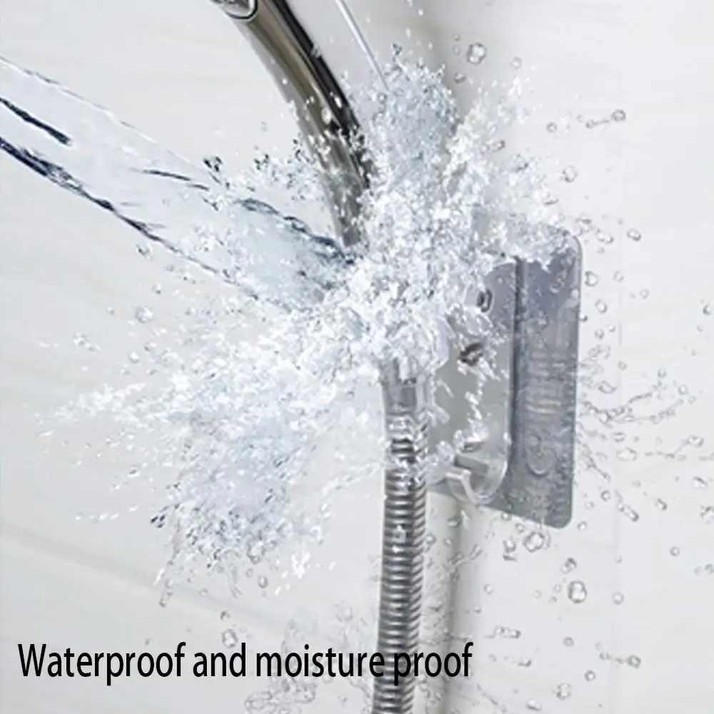 

Self-adhesive Shower Head Stand Bracket No-drill Hand Held Bathroom Shower Head Holder Bathroom Accessories
