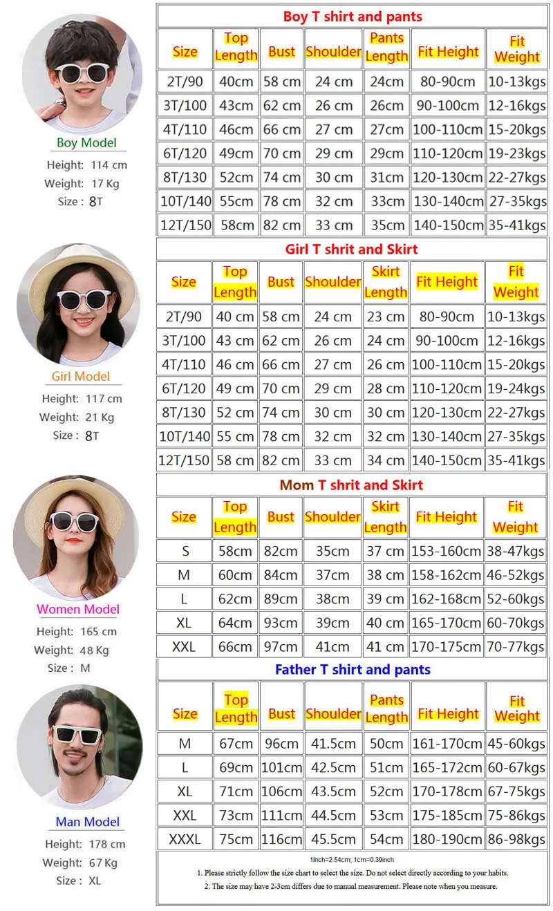 Футболка и юбка для мамы дочки летний комплект всей семьи футболки папы дочери