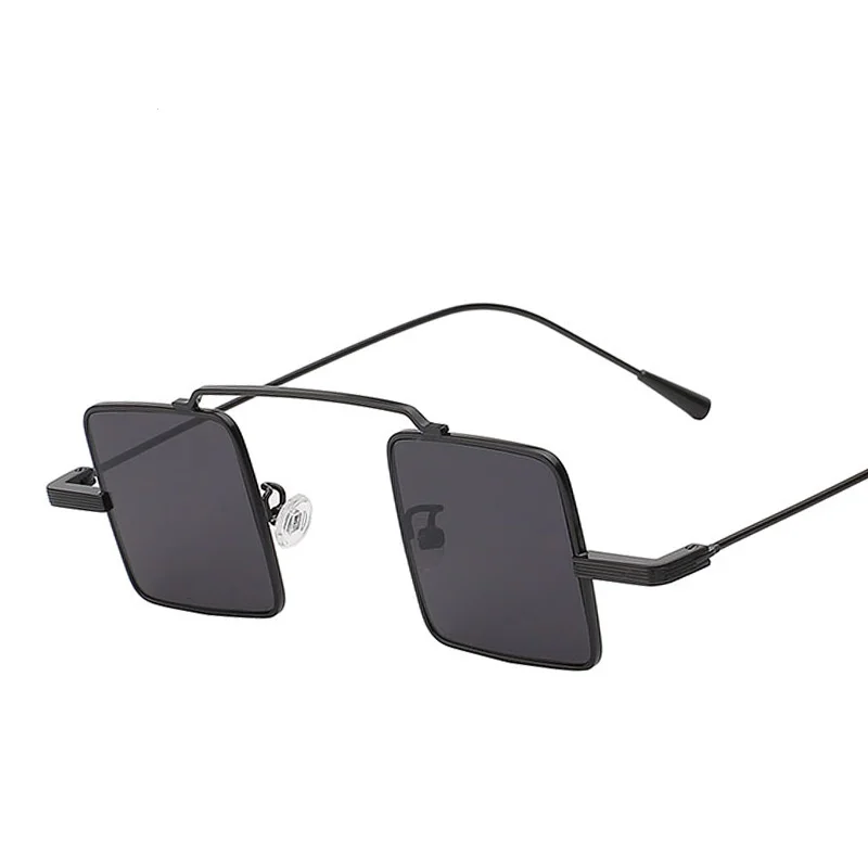 Маленькие квадратные солнцезащитные очки в европейском стиле для мужчин и
