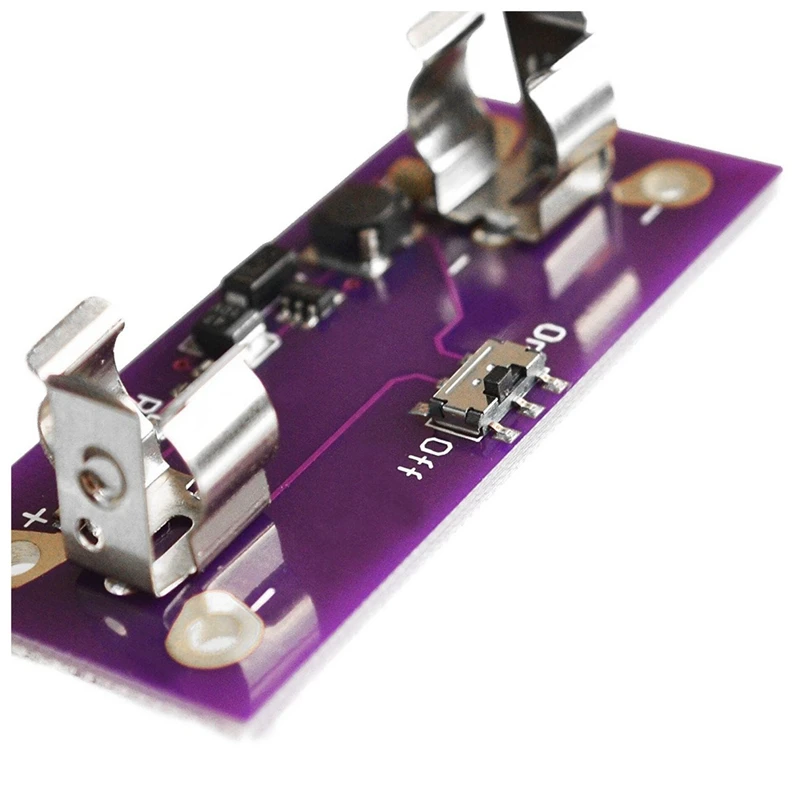 1x блок питания AAA батарея Шаг до 5 В конвертер для Arduino и 10X CR2032 Кнопка монета