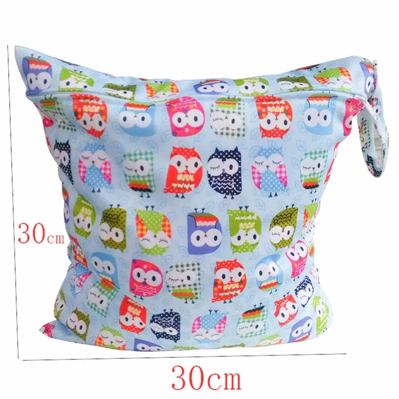 30*30 см милые Мультяшные животные напечатанные Детские Пеленки сумки