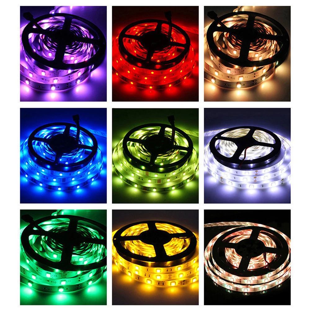 5 м 10 светодиодный светильник RGB 5050 гибкая лента Fita rgb диод DC 12 В WiFi приложение