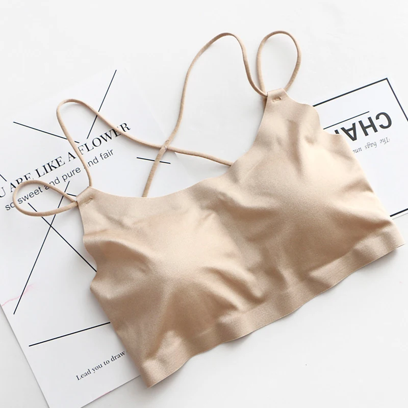 

Women Back Beautify Wire Free Fashion Bra Sexy Padded Lingerie Bralette Gather Push Up Ladies Front Closure Bra
