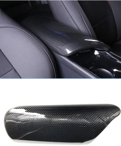 Защитный чехол на подлокотник из углеродного волокна для салона автомобиля