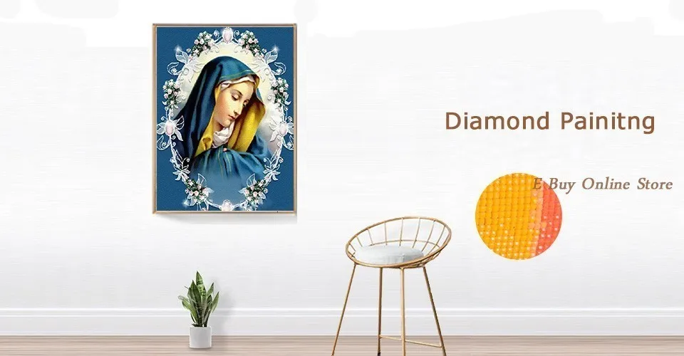 Huacan DIY алмазная живопись религия полностью квадратные Стразы 5D алмазная вышивка крестиком мозаичная картина домашний декор