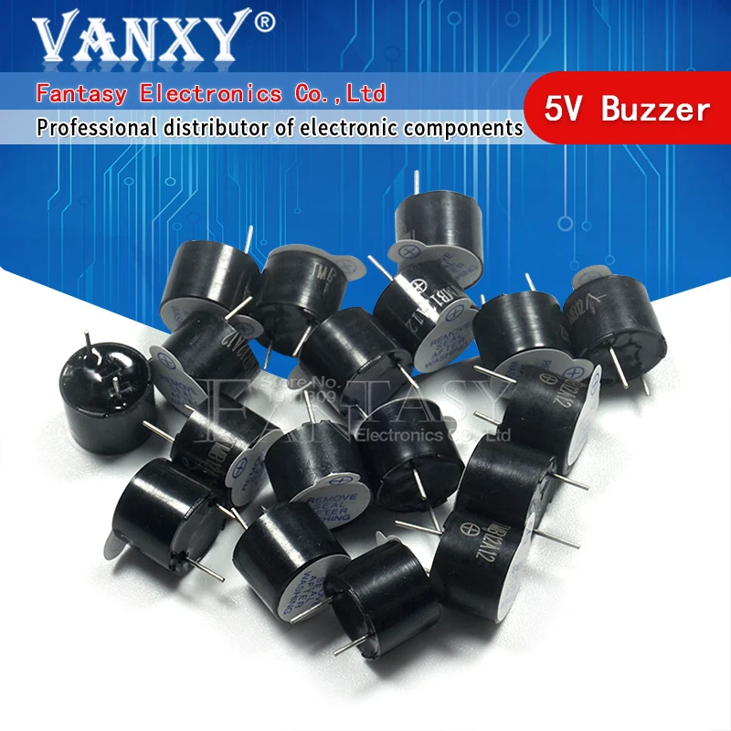 10 шт. активный сигнал будильника 5 в 12*9 мм звуковой сигнал|buzzer alarm|buzzer 5v activebuzzer active |