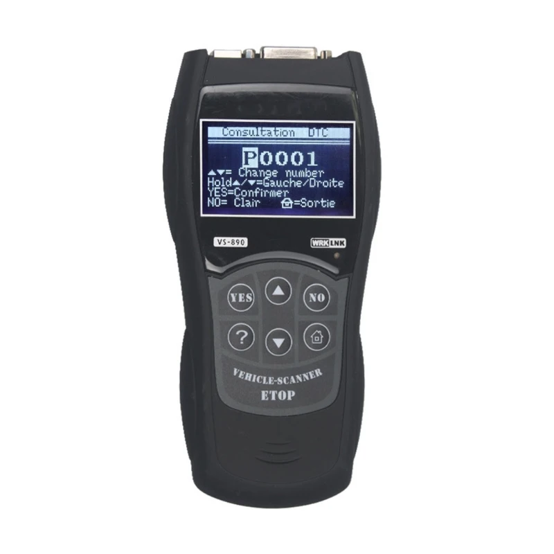 

Professional OBD2 EOBD Diagnostic Tool VS890 Multi-language OBD Scanner Car Tester Automobile Code Reader