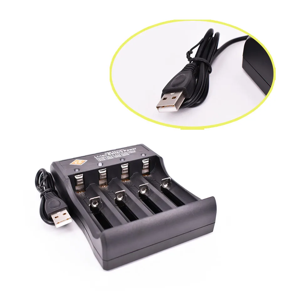 

2021 OEING NCR18650B-3400mAh Rechargeable Li-ion battery 3.7V 18650 battery 3400mAh + 4 slots Charger