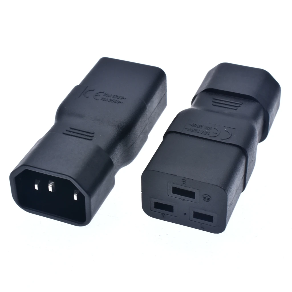 Адаптер переменного тока IEC 320 C14 «папа»-«мама» C19