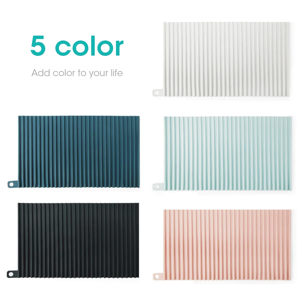 Складные столовые приборы коврик для сушки кухонных сливных ковриков посуды