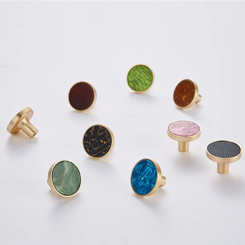 Латунные мебельные ручки элегантные дверные и для шкафа кухонного ящика