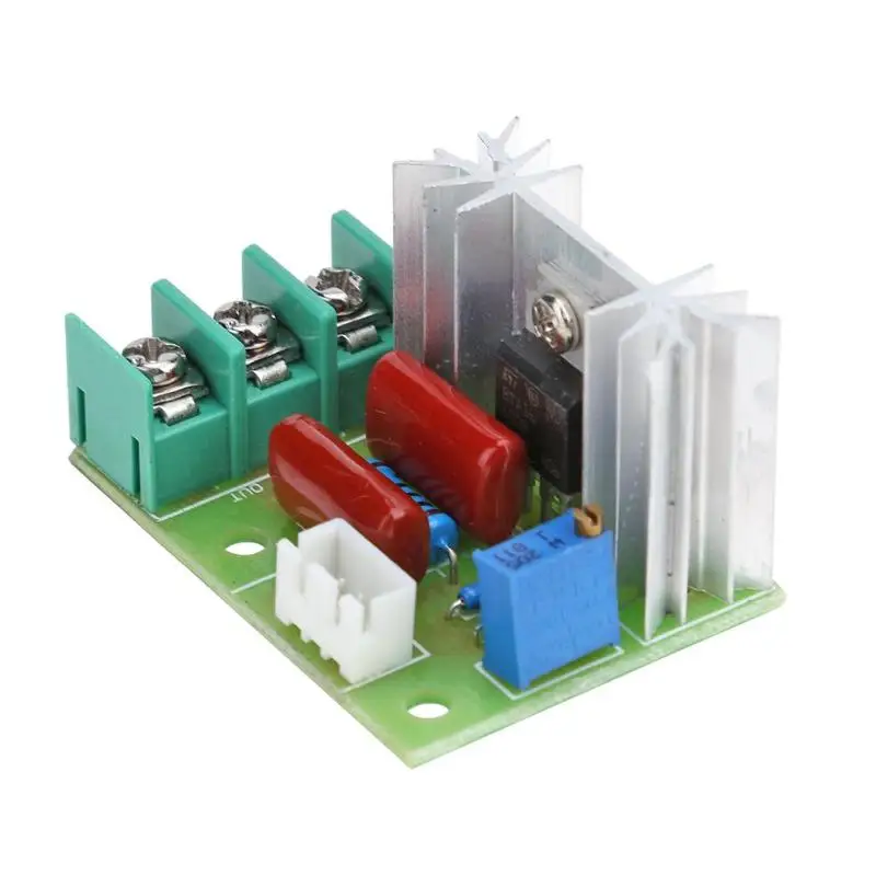 AC 220V 25A 2000W регулятор напряжения Диммеры Регулятор скорости двигателя термостат электронный регулятор напряжения модуль