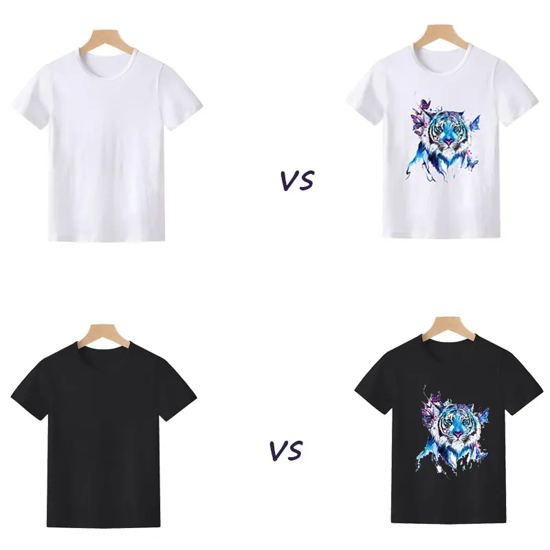 

Colourful Tiger Head Iron On Clothing Sticker Thermoadhesive Patches Ironing Applications Flex Fusible Transfer Applique T-Shirt