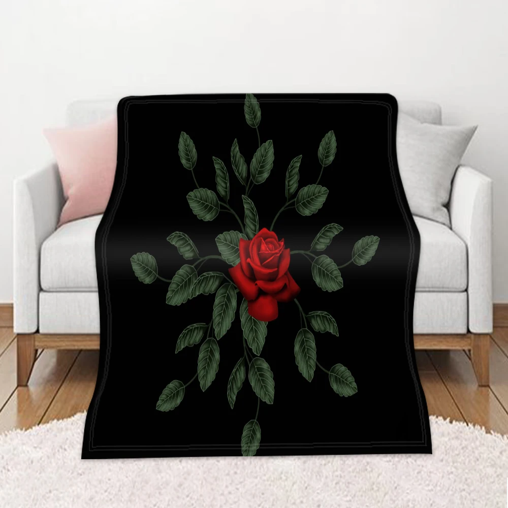 Модное Стильное 3D покрывало с розами модное романтическое летнее цветком для