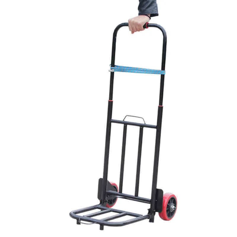 Портативная тележка прицеп складная для покупок тянущаяся багажа