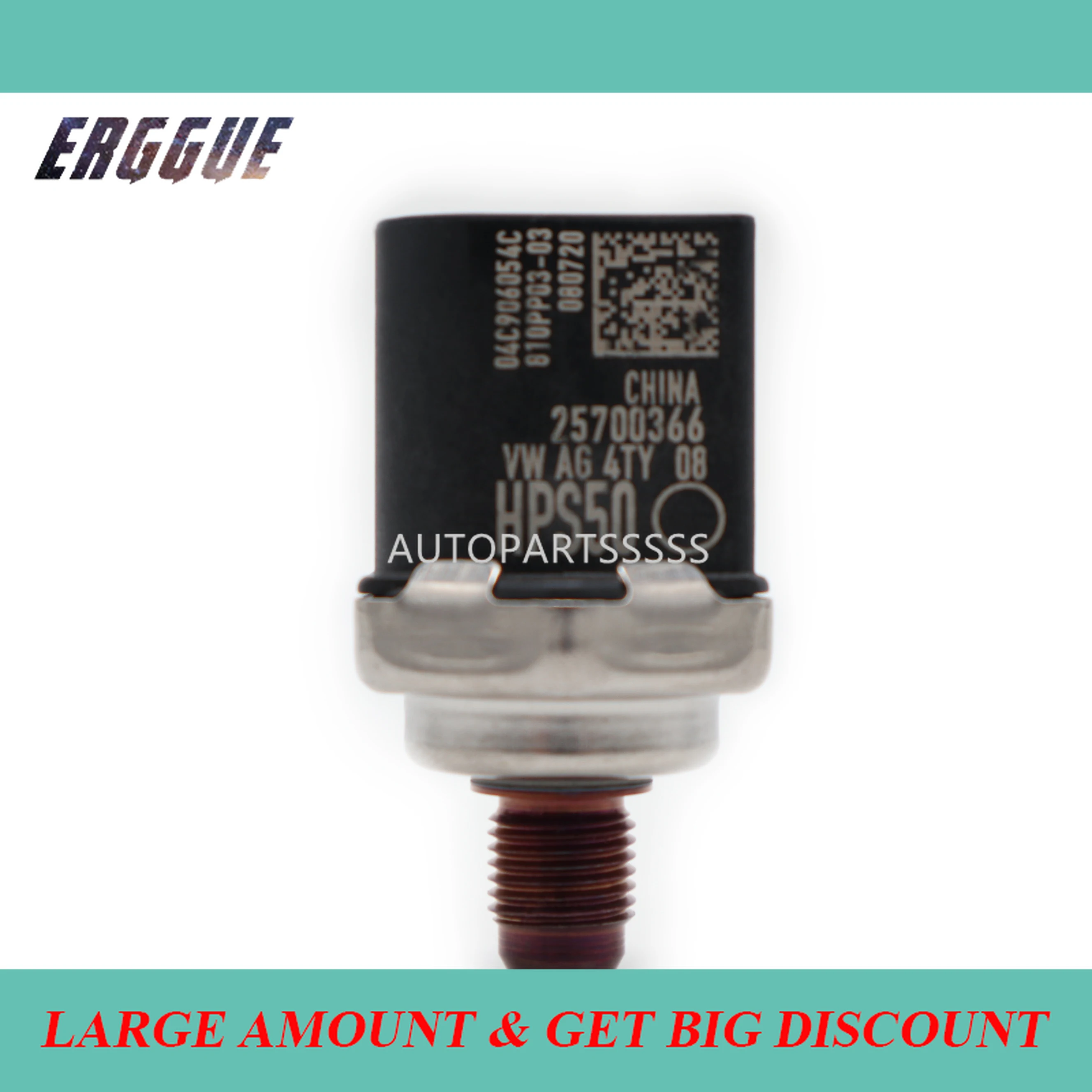 

Original New 04C906054C 810PP03-03 25700366 For Volkswagen Polo Golf For Audi A1 A3 For Skoda For Seat Fuel Pressure Sensor