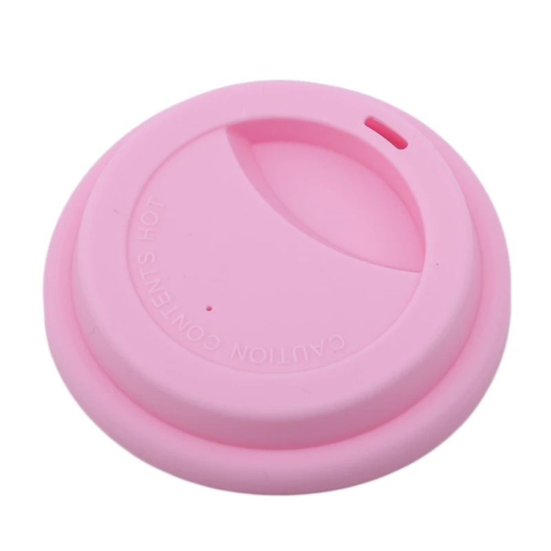 Pink Силиконовая изоляционная Герметичная крышка для чашки термостойкая Пылезащитная Крышка для кружек товары для дома кухонные чайные кофейные уплотнительные крышки - Цвет: Pink