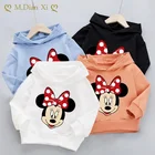 Новинка весна-осень 2021 свитер с капюшоном для мальчиков и девочек детская рубашка с капюшоном в западном стиле с мультяшным принтом детская одежда