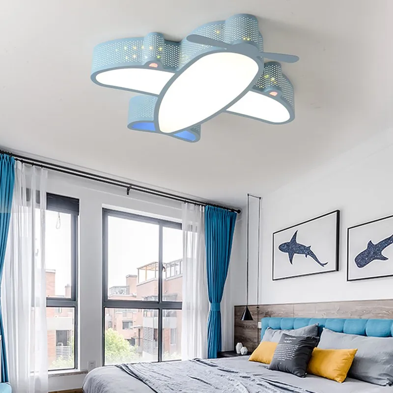 Lámpara de techo Led acrílica para habitación de niños, luz para dormitorio infantil, iluminación para habitación