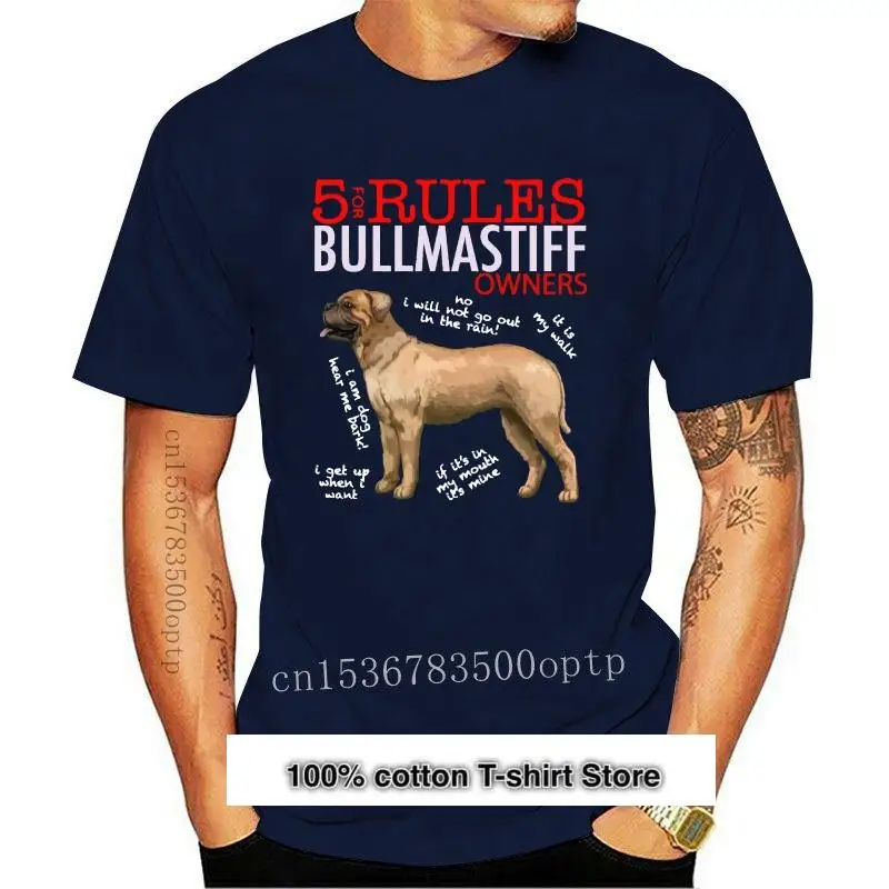 

Camiseta с 5 заклепками для владельцев бульмастифа, ropa a la moda, nueva