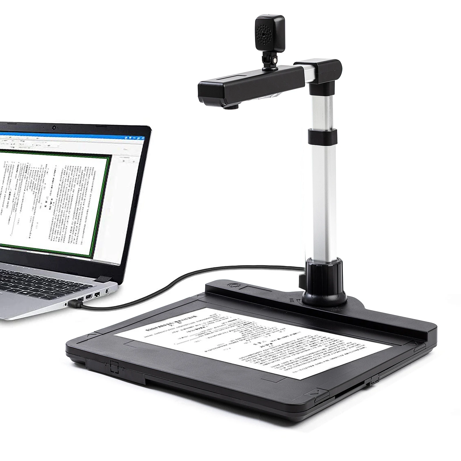 

Portable Mega-pixel HD File Scanner Book Document Camera for Teaching Scanner Office Notes Recognition Scanner
