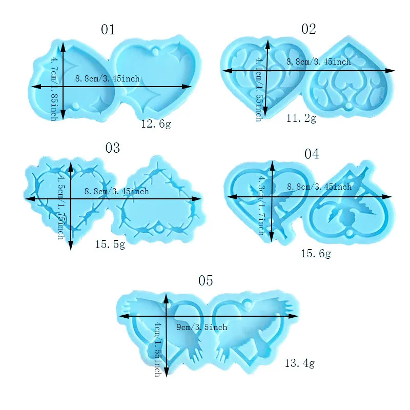Серьги из серии сделай сам на День святого Валентина любовь ангел силиконовая