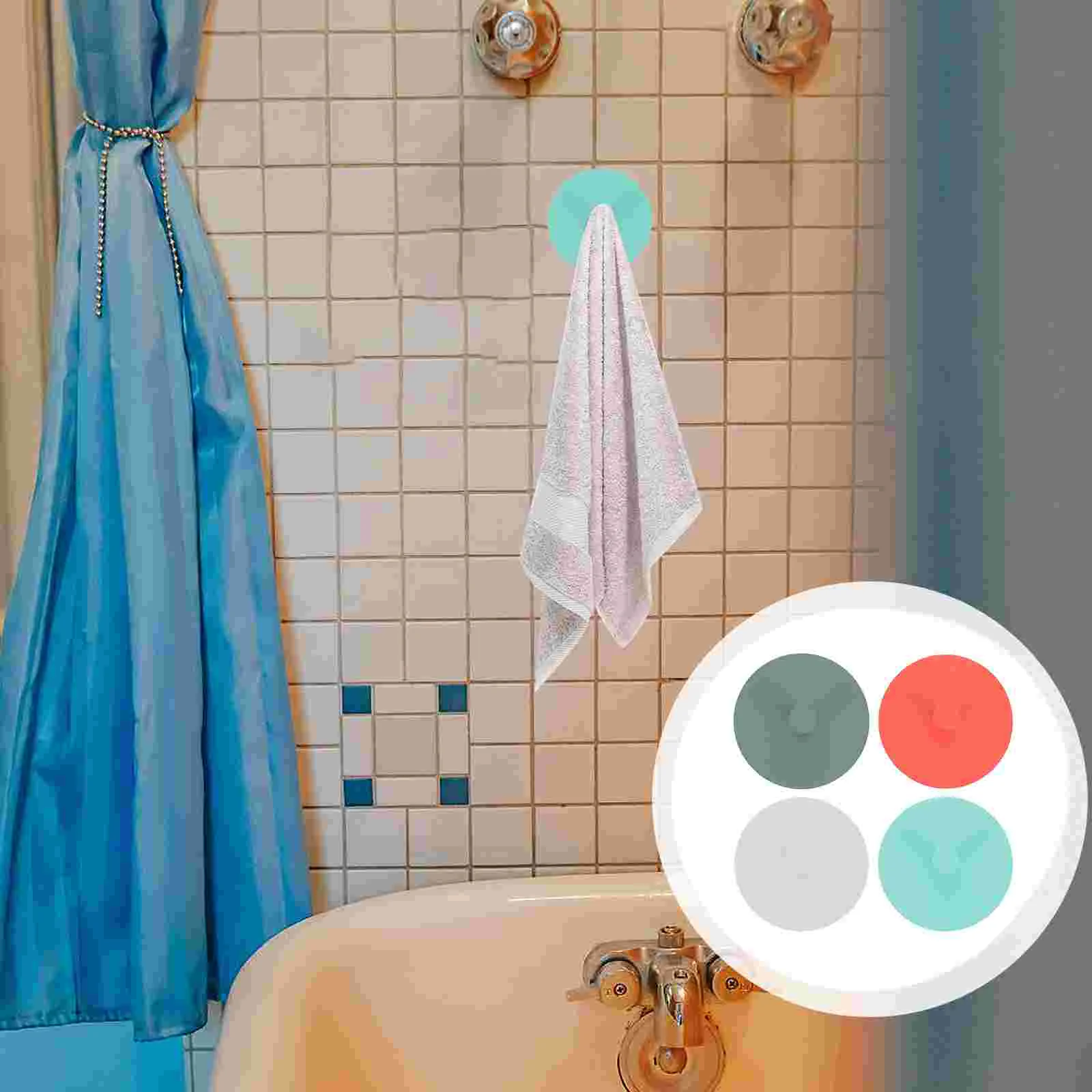 

4 шт. крючок для дрели, настенный крючок для пальто, крючок для одежды в ванную комнату