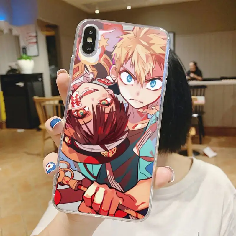 

Jibaku Shounen Hanako kun anime Phone Case Transparent for iPhone 6 7 8 11 12 s mini pro X XS XR MAX Plus