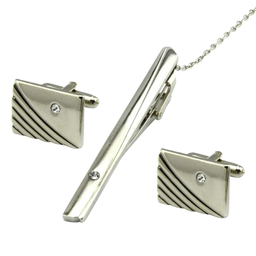 3 шт. подарок на каждый день свадебные покрытые модная одежда зажим для галстука