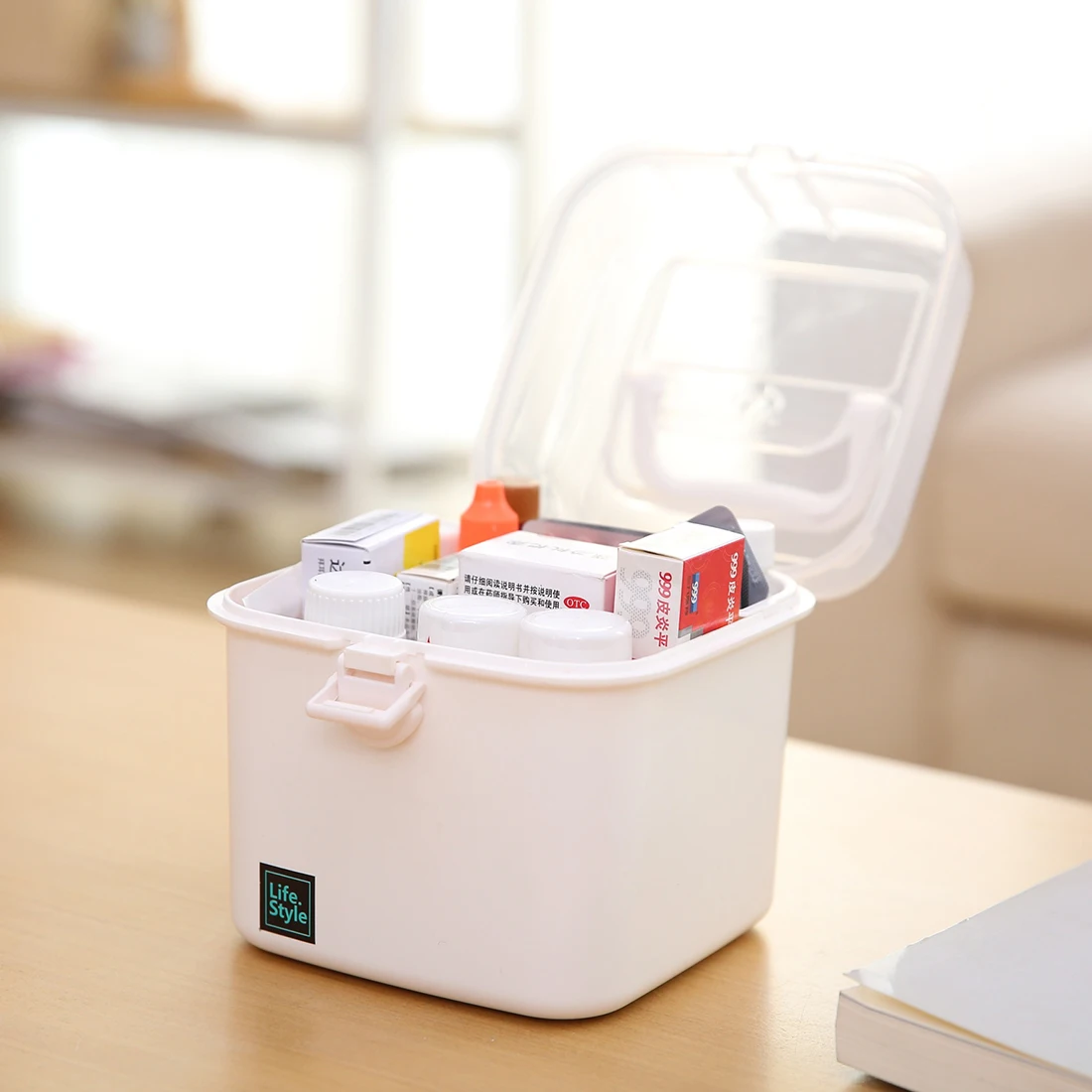 Аптечка Бытовая коробка для хранения аптечка многоцелевой портативный ящик