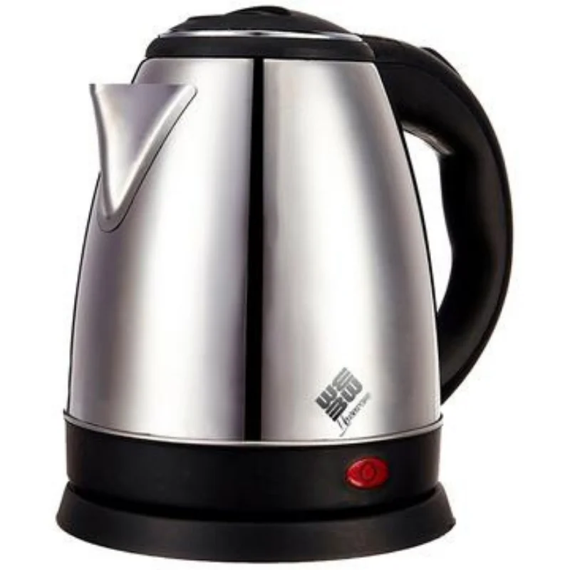 

Houseware electric kettle 1500W 1,8L. Material Stainless Steel, Base and plastic sleeve, safe, swivel Base
