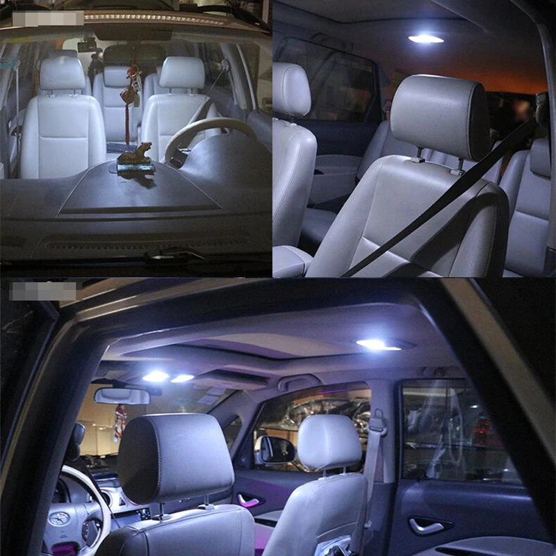 

2 pcs Canbus Error Free Car 5050 LED 8SMD Xenon White Festoon-41mm/42mm DE3175 License Plate Trunk Glove box Roof Map Light Bulb