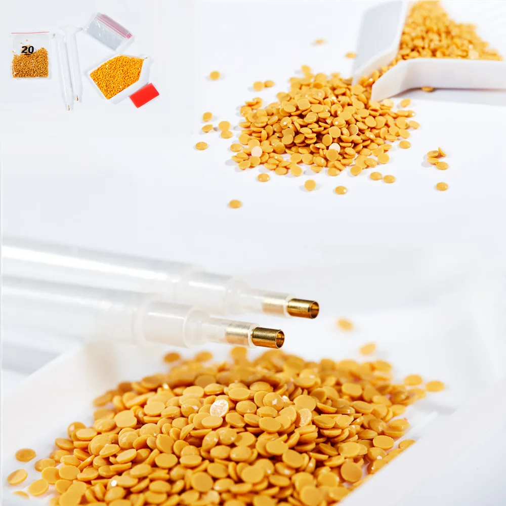 Набор для алмазной вышивки цветы 5 шт. | Дом и сад