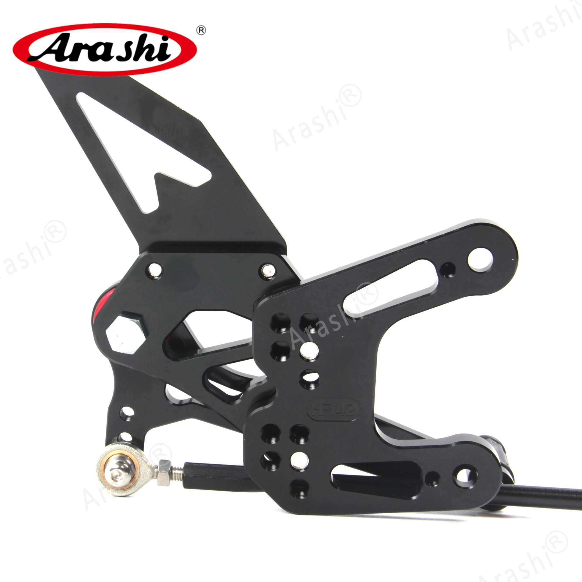 Arashi ZX10R NINJA CNC Регулируемая Задняя подставка для ног KAWASAKI ZX 10R 2011 2015 подножки