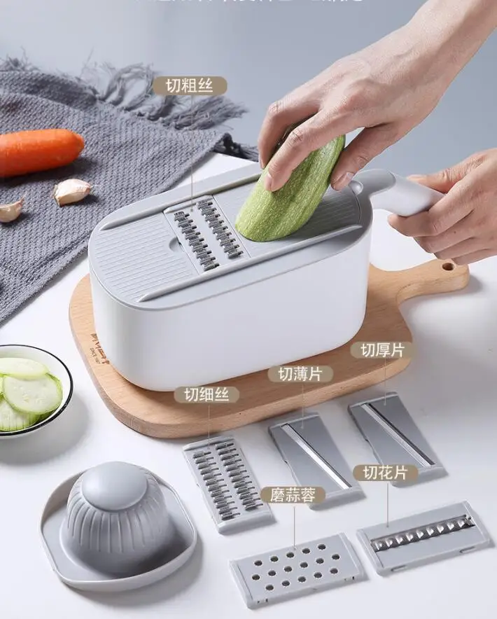 

Многофункциональная овощерезка для кухни, ручная овощерезка, профессиональная Терка с регулируемыми лезвиями