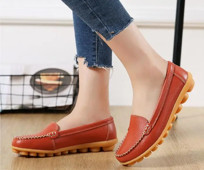 Осенняя женская обувь на плоской подошве Женская из искусственной кожи Женские