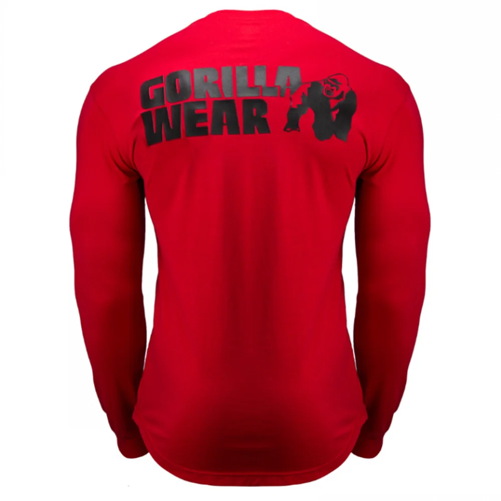 Повседневная хлопковая футболка с длинным рукавом Мужская облегающая для