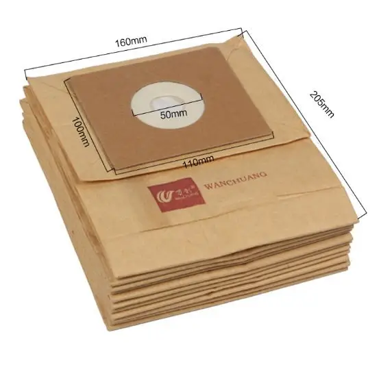 

20PCS Dust Bags and Paper Bags + 2PCS Filter Cotton Vacuum Cleaner Accessories For QW12t-607 QZ11A QZ11C FC8334 etc