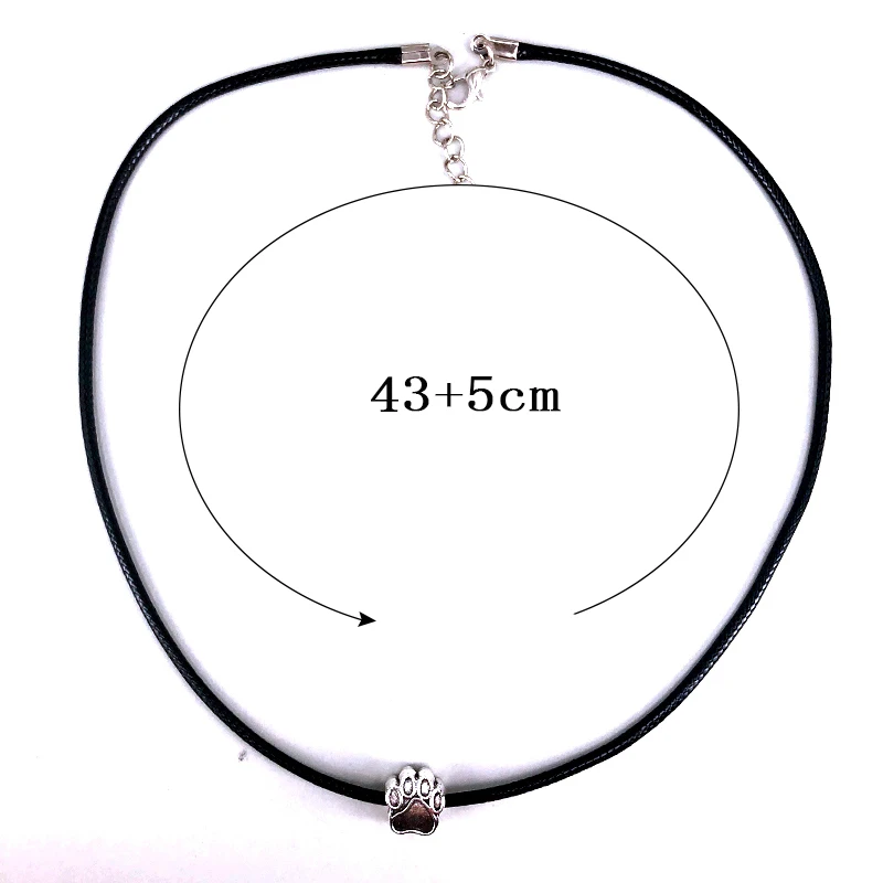 Ожерелье из черной кожи с цепочкой женское ожерелье надписью I Love You чокер для