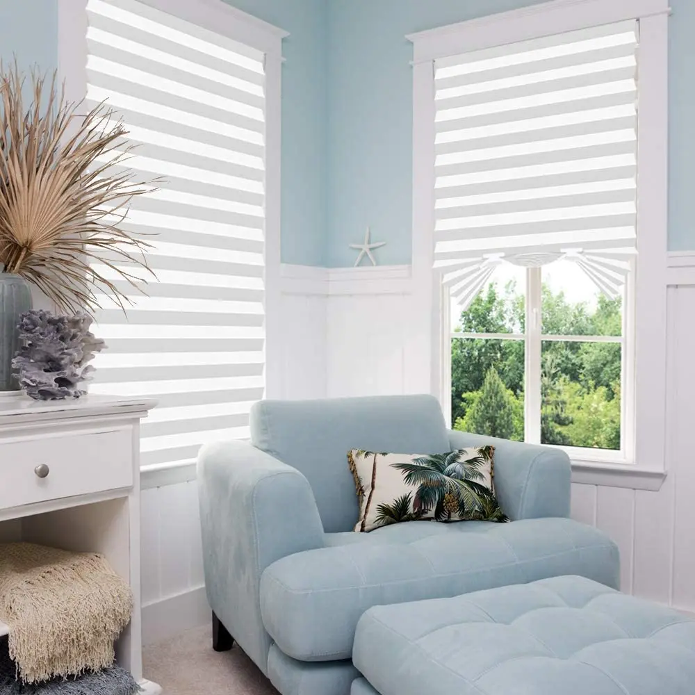 Плиссированные оконные шторы клейкие светильник блокирующие тканевые