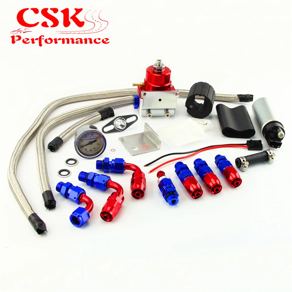 Регулируемый регулятор давления топлива + комплект топливного насоса 255 LPH