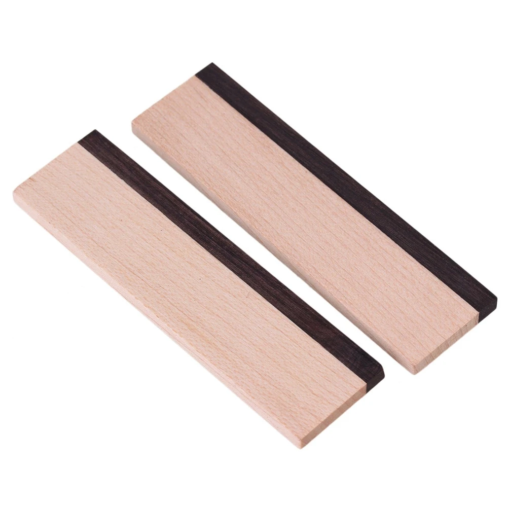 

2PCS Maple and Ebony Mountain Dobro Guitar Spider Bridge Saddle 70x20mm