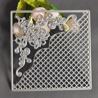 azsg corner lace cutting dies for diy scrapbookingcard makingalbum decorative metal die embossing cutter crafts c 174