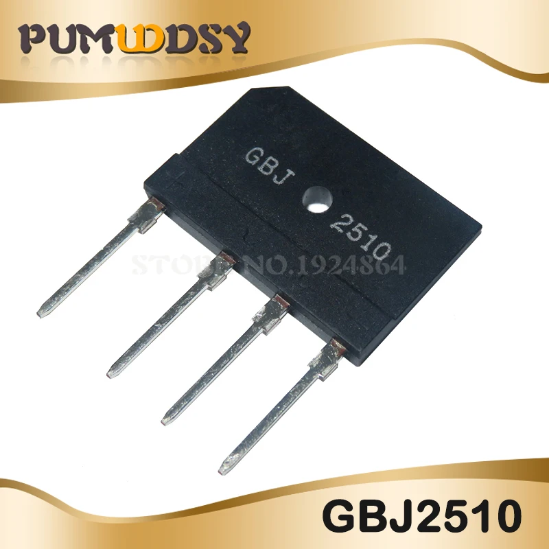 Мостовой выпрямитель GBJ2510 GBJ3510 KBU1010 KBU1510 KBP206 KBP210 KBP307 KBP310 KBL410 KBL608 ZIP4 1000 В новый и IC 10