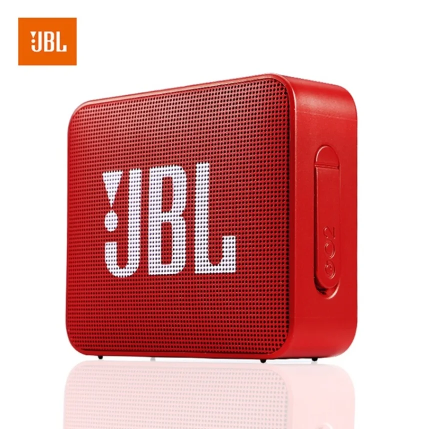 JBL GO 2 Музыкальный беспроводной Bluetooth мини-динамик IPX7 водонепроницаемый открытый питьевой динамик s перезаряжаемая батарея с микрофоном - Цвет: Red