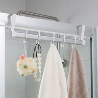 coat hanging perforation free door behind wall hanging bathroom hook hanger hook seamless nail free shower room back hanger