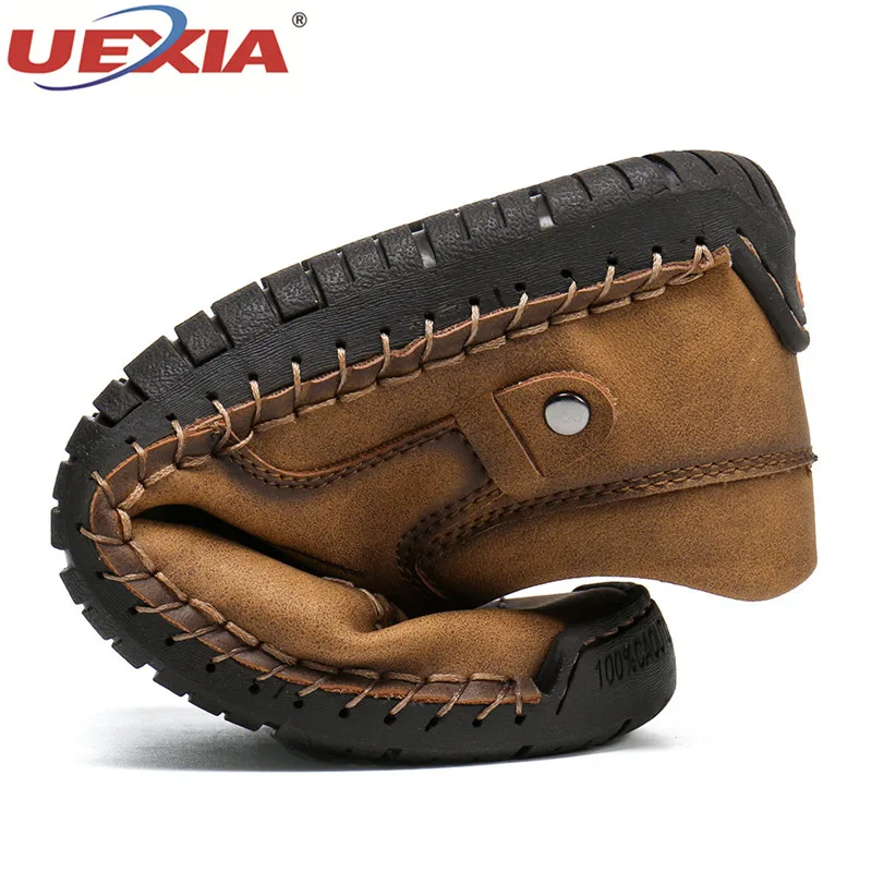 Luxury Leather Shoes Men Sneakers Trainers Lace-up Flats Driving Casual Comfort Loafers handmade sewing Footwear | Обувь